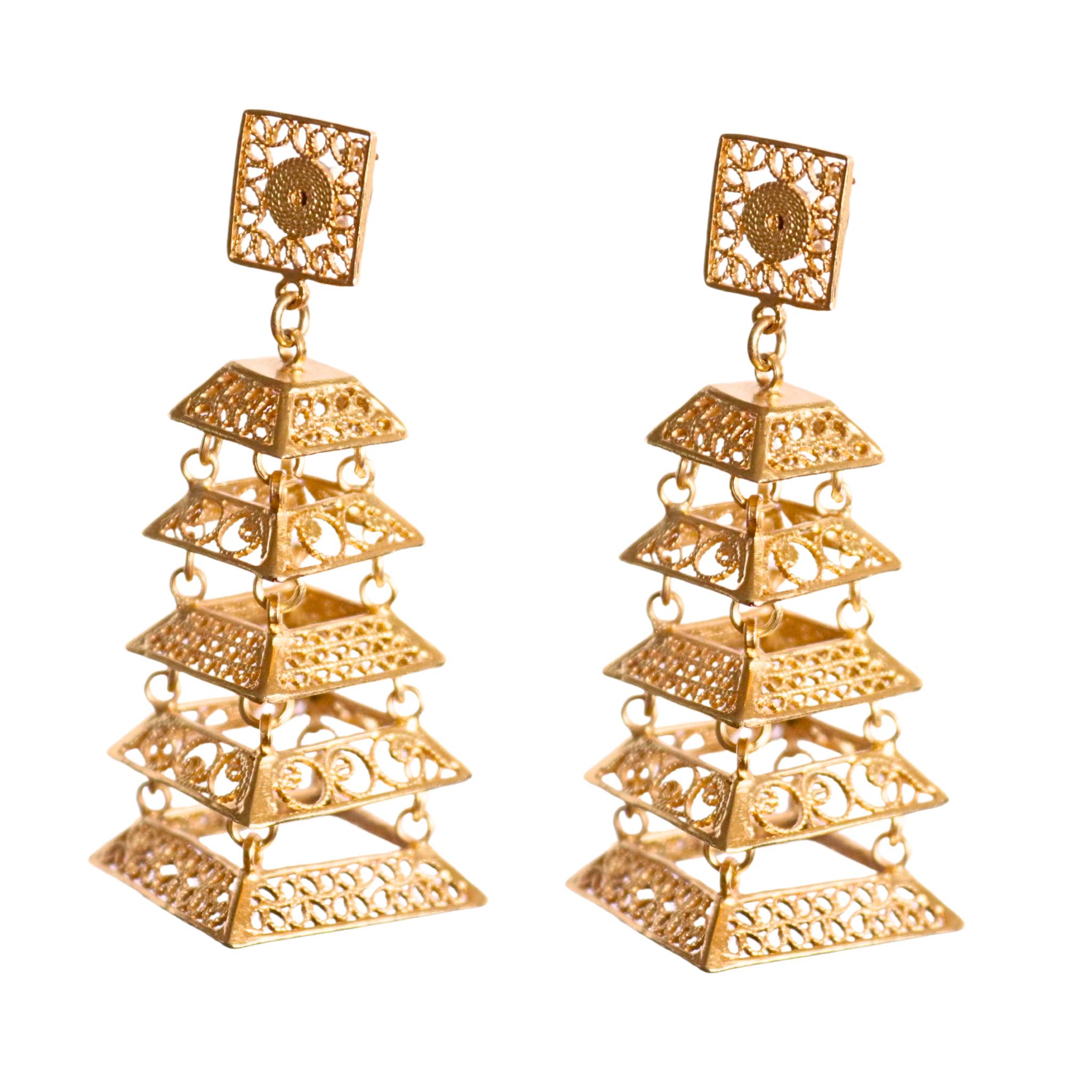 ARETES TEMPLO DE BALI (eran 22 gms)